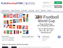 Tablet Screenshot of flagandbuntingstore.co.uk